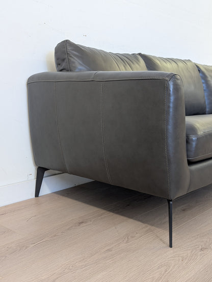 Scan Designs Leather Sofa