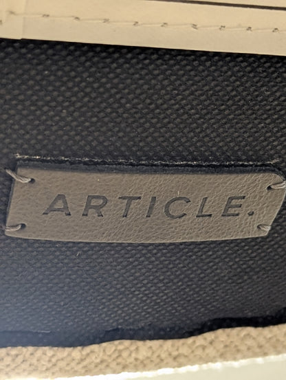 Article Alta Swivel Counter Stool - Oak and Camellia Ivory