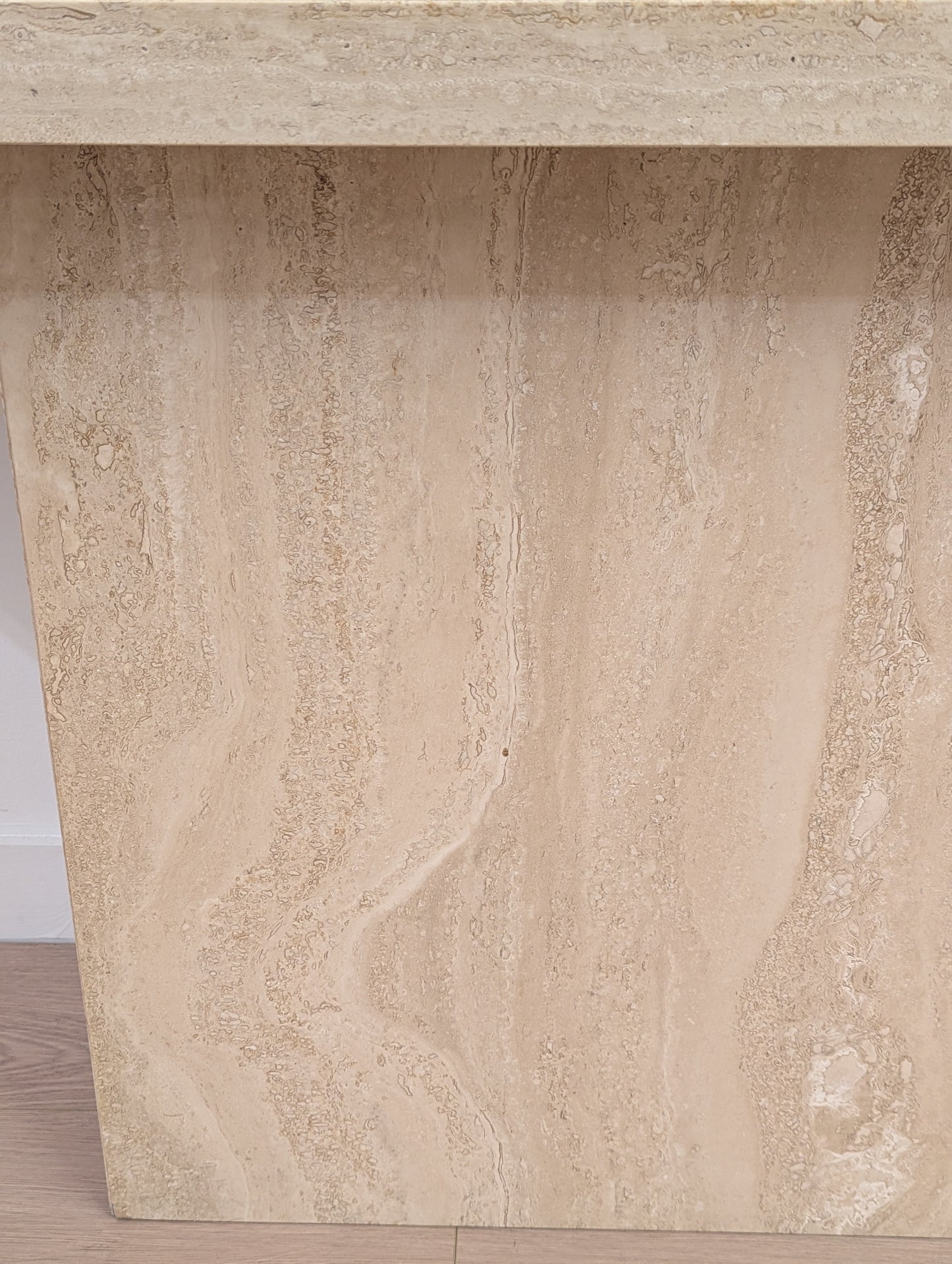 The Art Shoppe Travertine Console