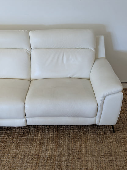Scan Designs 5317 Power Reclining Leather Sectional