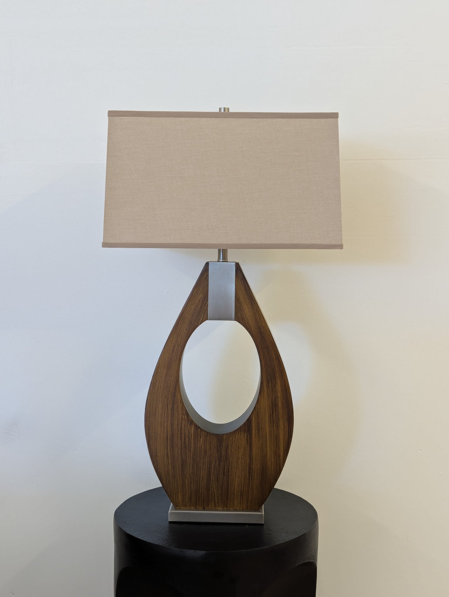 Nova of California Pearson Pecan Wood Lamp