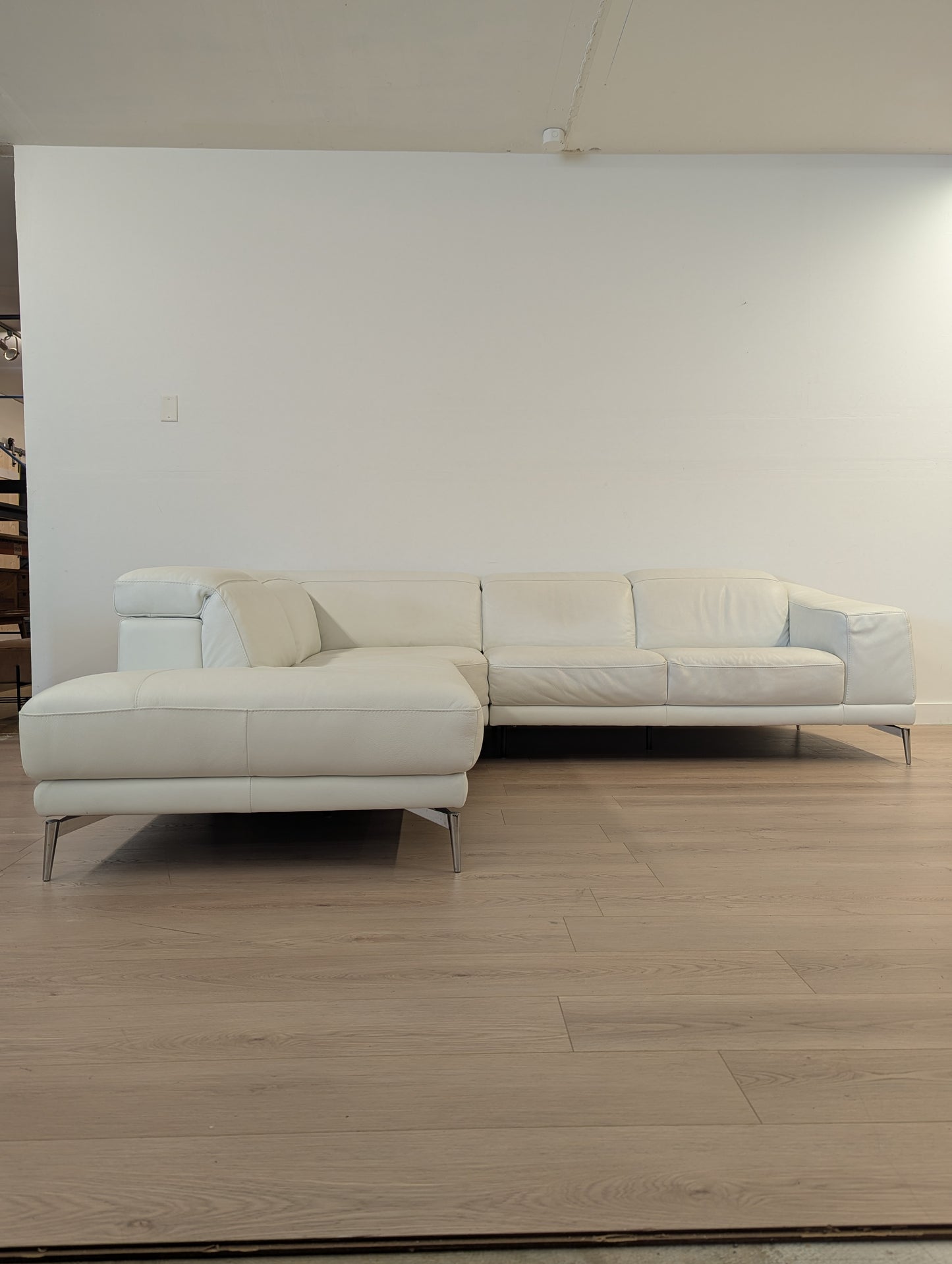 Natuzzi Italia Brooklyn Leather Sectional Sofa