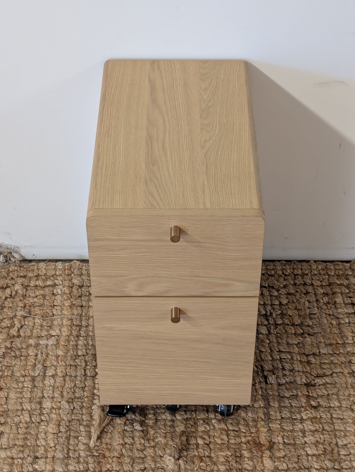 Article Krossa 12" File Cabinet - White Oak