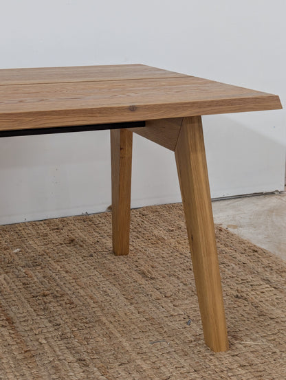 Article Madera 86" - 125" Solid Wood Extendable Dining Table - Oak