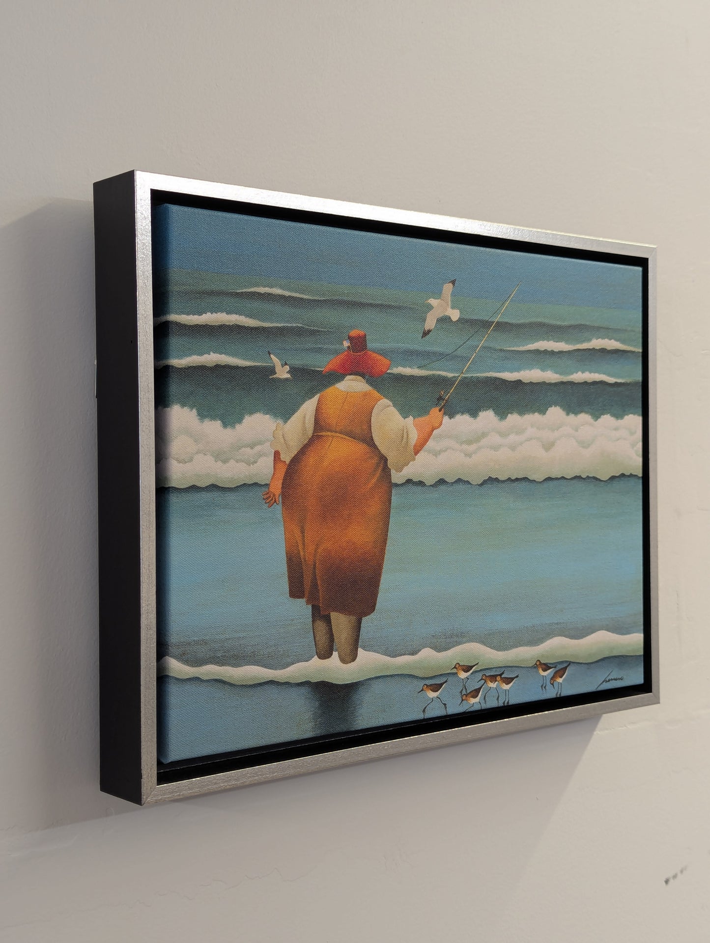 Surfside Fishing by Lowell Herrero