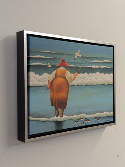 Surfside Fishing by Lowell Herrero