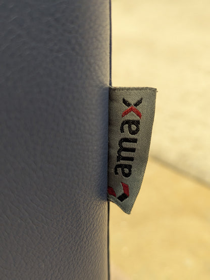 Amax Houston Power Reclining Leather Loveseat