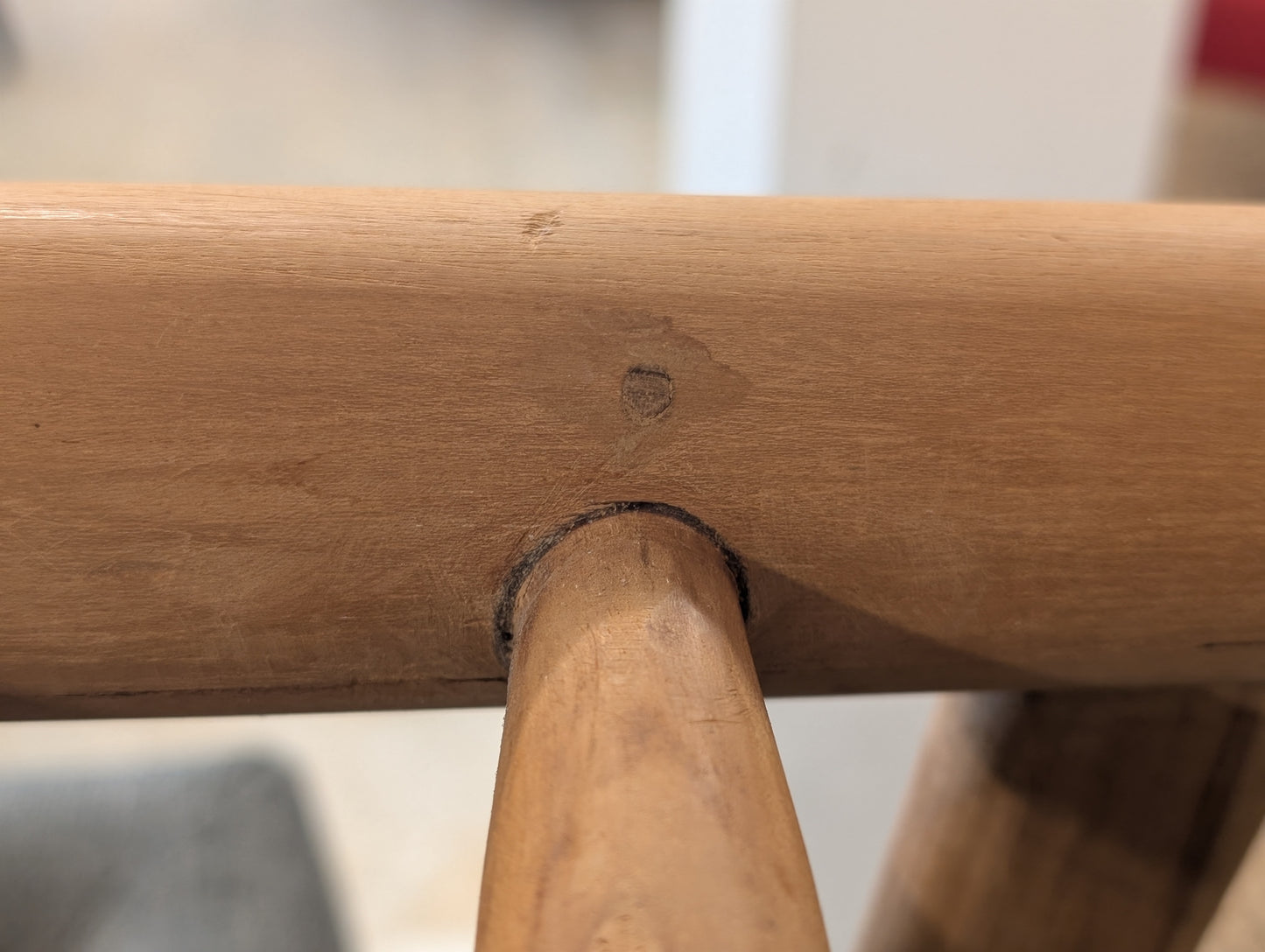 Rattan Wood Bench