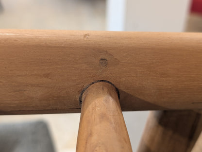 Rattan Wood Bench