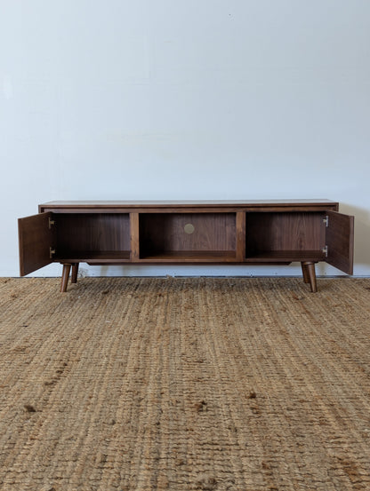 Article Seno 63" Low Media Unit - Walnut